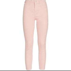 L'Agence Margot High Rise Skinny Jeans Ballerina Pastel Pink Ankle Cropped 24